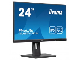 Monitor Iiyama 60,5 cm (23,8") XUB2491H-B1 1920x1080 100Hz IPS 0,5ms HDMI DisplayPort Pivot  sRGB96% AdaptiveSync ProLite