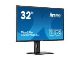 Monitor Iiyama 80 cm (31,5") XB3270QSU-B1 2560x1440 100Hz IPS 3ms 2xHDMI DisplayPort 3xUSB3.2 Pivot Zvočniki  sRGB100% AdaptiveSync ProLite
