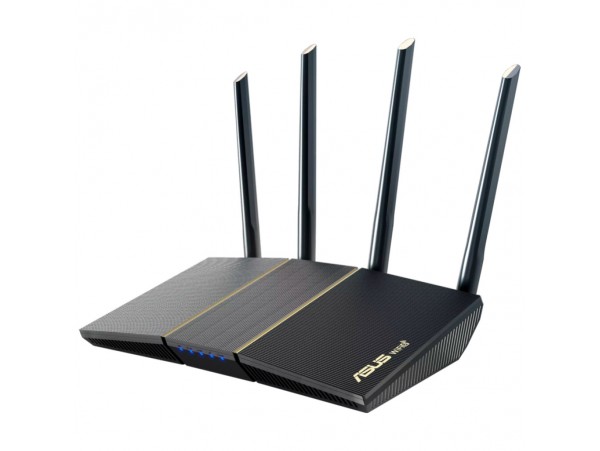 Usmerjevalnik brezžični Asus RT-AX57 AX3000 WiFi6 802.11ax AX3000 3000Mbit/s MESH 4xLAN+WAN 4x antena (90IG06Z0-MO3C00)