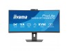 Monitor Iiyama 86,4 cm (34,0") XCB3497WQSNPH-B1 3440x1440 Curved 120Hz VA 0,4ms 2xHDMI DisplayPort USB-C 95W 2xUSB3.2 2xUSB-C-Out Pivot Zvočniki 2x5W  DCI-P3-90% FreeSync Premium RJ45 KVM