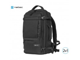 Nahrbtnik za notesnik 39,6 cm (15,6″) Natec CAMEL LITE univerzalni 2v1 črn