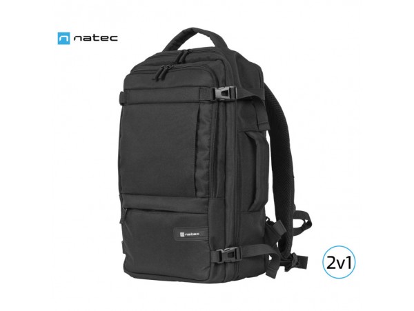 Nahrbtnik za notesnik 39,6 cm (15,6″) Natec CAMEL LITE univerzalni 2v1 črn