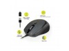 Miš Port USB-C/A 900711 desktop črna 3600DPI (900711)