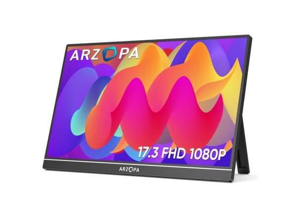 Prenosni monitor Arzopa 43,9 cm (17,3") A1 M 1920x1080 IPS 5ms HDMI-Mini USB-C Zvočniki NTSC72% 6800K