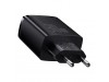Hišni polnilec 100-240V => 2x USB-A (ž) 1x USB-C 30W za mobilni telefon ali tablični računalnik Baseus PD3 + QC3 - črn (CCXJ-E01)