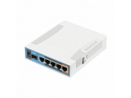Usmerjevalnik brezžični Mikrotik hAP ac WiFi5 802.11ac AC1750 1300Mbit/s dualband 1xSFP 5xLAN 2x notranja antena (RB962UiGS-5HacT2HnT)