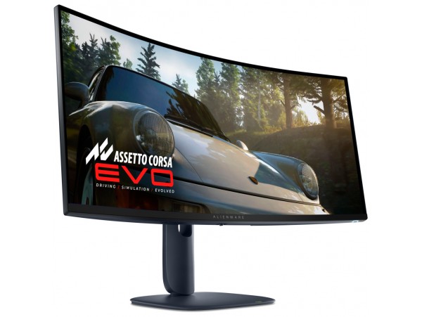 Monitor Dell 86,4 cm (34,0") AW3425DW 3440x1440 Curved Gaming 240Hz QD-OLED 0,03ms 2xHDMI DisplayPort USB3.2 USB-C-Out HAS  DCI-P3-99,3% FreeSync Premium PRO G-Sync HDR400 Alienware