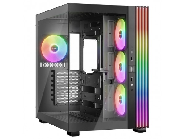 Ohišje Bequiet Light Base 600 LX MidiATX - črna RGB