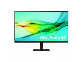 Monitor Samsung 80 cm (31,5") S32D600UAU 2560x1440 100Hz IPS 5ms HDMI DisplayPort USB-C 90W DP-Out 2xUSB3.2 Pivot  sRGB99% RJ45 KVM HDR10 ViewFinity S6