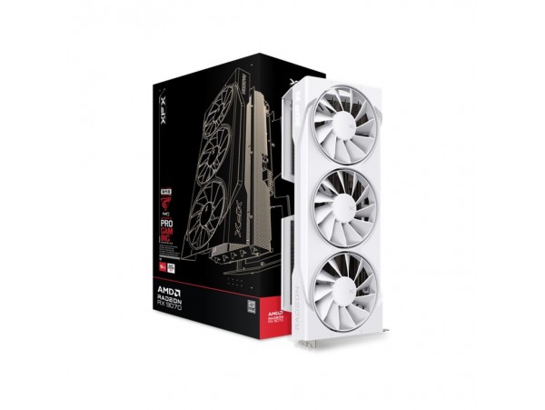 Grafična kartica AMD RX 9070 XFX Swift OC Triple fan bela - 16GB GDDR6  | 1xHDMI 2.1 3xDisplayport 2.1 (RX-97SWFB3W9)