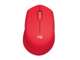 Miš Logitech brezžična optična M330 rdeča silent plus (910-004911)
