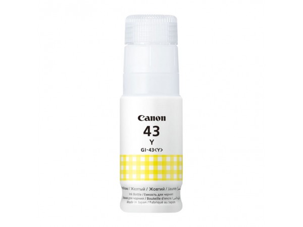 ČRNILO CANON RUMENA STEKLENIČKA GI43Y ZA G540/G640
