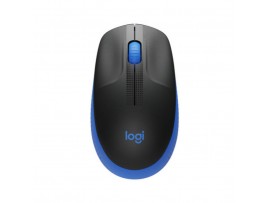 Miš Logitech brezžična optična za notesnike M190 modra (910-005907)