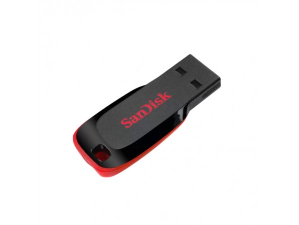 Spominski ključek 32GB USB 2.0 Sandisk Cruzer Blade 15MB/s - plastičen/brez pokrovčka/črn (SDCZ50-032G-B35)