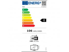 TV sprejemnik Haier 75,0" 190,5 cm H75S80FUX 3840x2160 QLED Google TV 4xHDMI 2xUSB BT WiFi RJ45  HDR10