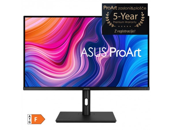 Monitor Asus 81,3 cm (32,0") PA328CGV 2560x1440 grafično oblikovanje 165Hz IPS 5ms 2xHDMI DisplayPort USB-C 90W 4xUSB3.2 Pivot Zvočniki  DCI-P3-95% FreeSync Premium PRO HDR600 ProArt