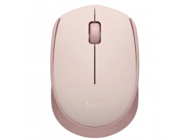 Miš Logitech brezžična optična za notesnike M171 roza nano