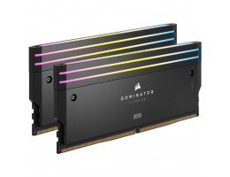 DDR5 64GB 6600MHz CL32 KIT (2x32GB) Corsair RGB Dominator Titanium 1,4V črna (CMP64GX5M2X6600C32)