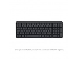Tipkovnica brezžična Logitech K250 US international | SLO gravura grafitna (920-013451)