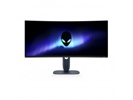 Monitor Dell 86,4 cm (34,0") AW3425DW 3440x1440 Curved Gaming 240Hz QD-OLED 0,03ms 2xHDMI DisplayPort USB3.2 USB-C-Out HAS  DCI-P3-99,3% FreeSync Premium PRO G-Sync Compatible HDR400 Alienware