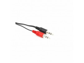 Slušalke žične SBOX naglavne z mikrofonom 2x3,5mm HS-201 črne (HS-201)