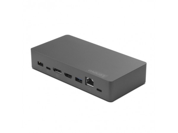 Priklopna postaja USB-C => Lenovo Thunderbolt 3 Essential DisplayPort HDMI 2xUSB3.0 USB-C 65W 1xLAN 1x3,5mm (40AV0135EU)
