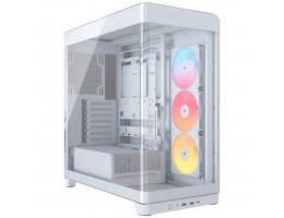 Ohišje Corsair FRAME 4500X RS-R MidiATX - bel ARGB