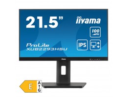 Monitor Iiyama 54,6 cm (21,5") XUB2293HSU-B7 1920x1080 100Hz IPS 1ms HDMI DisplayPort 2xUSB2.0 Pivot Zvočniki  sRGB96% AdaptiveSync
