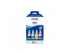 ČRNILO EPSON T 664 4x KOMPLET STEKLENIČKA 70 ML L100,L200,L210,L300... (C13T66464A)