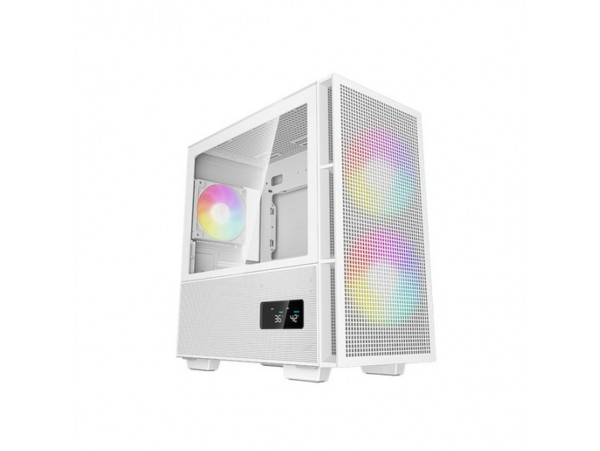Ohišje Deepcool CH360 DIGITAL microATX - bel ARGB