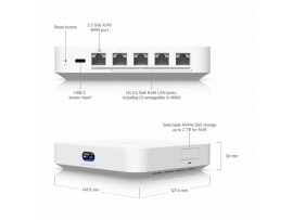 Usmerjevalnik žični Ubiquiti Cloud 5xLAN 2.5GbE (UCG-MAX-EU)
