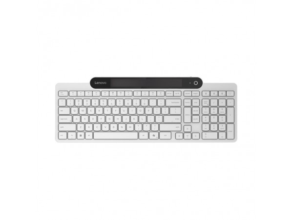 Tipkovnica Bluetooth Lenovo 800 Multi Device samopolnilna solarna SLO | bela (GY41R69602)