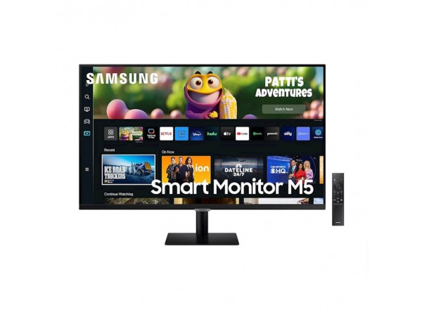 Monitor Samsung 68,6 cm (27,0") S27DM500EU 1920x1080 Smart TV Tizen VA 4ms 2xHDMI 2xUSB Zvočniki  NTSC72% BT WiFi HDR10 M5 Daljinsko upravljanje