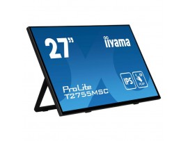Monitor touch Iiyama 68,6 cm (27,0") T2755MSC-B1 1920x1080 PC IPS 5ms HDMI DisplayPort 2xUSB3.2 Zvočniki  7H ProLite Kot nagiba -70/+15