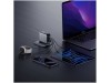 Hišni polnilec 100-240V => 3x USB-C USB-A 120W AD1204U z IPS zaslonom priložen kabel USB-C Cuktech srebrn (AD1204U)