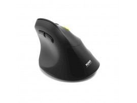 Miš brezžična + Bluetooth Port Ergo 2400DPI za desničarje črna (910007)