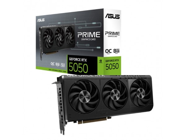 Grafična kartica ASUS Prime GeForce RTX 5050 OC, 8GB GDDR6, PCI-E 5.0 PRIME-RTX5050-O8G