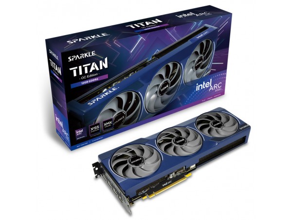 Grafična kartica Intel Arc B580 Sparkle Titan OC - 12GB GDDR6  | 1xHDMI 2.1 3xDisplayport 2.1 (GCSK-009)
