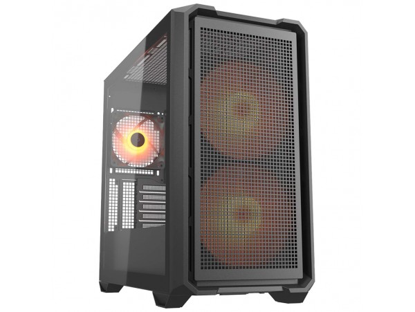 COUGAR MX600 Mini RGB PC Case, Mini Tower, Black