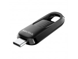 Spominski ključek 256GB USB-C Sandisk Ultra 400MB/s kovinski-plastičen črn (SDCZ480-256G-G46)