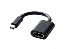 Adapter DisplayPort mini (m) =>DisplayPort (ž) Dell 203mm DP1,1a črn (470-13627)
