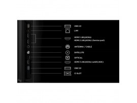 TV sprejemnik TCL 43,0" 109,2 cm 43P7L 3840x2160 QLED Google TV 3xHDMI 2xUSB BT WiFi  Dolby Vision