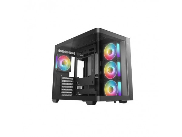 Ohišje Deepcool CG530U 4F MidiATX - črna ARGB