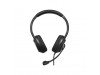 Slušalke žične Sandberg naglavne z mikrofonom USB-C Chat Headset črna kontrolnik na kablu (126-47)
