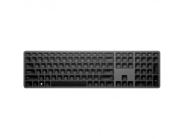 Tipkovnica brezžična + Bluetooth HP 975 osvetljena SLO | črna (3Z726AA#BED)