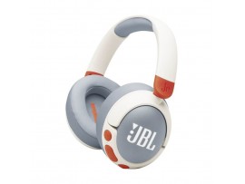 Slušalke brezžične JBL naglavne BT/1x3,5mm JR470NC bele Bluetooth otroške (JBLJR470NCWHT)