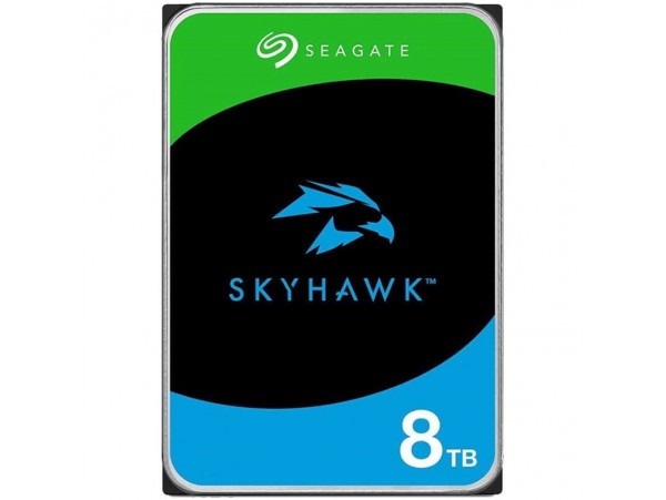 Trdi disk 3.5" 8TB 6GB/s Seagate SkyHawk 5400 vrtljajev 256MB (ST8000VX010)