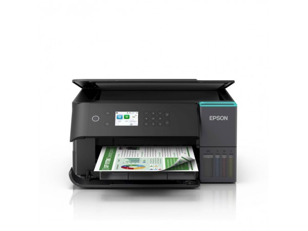 Tiskalnik multifunkcijski brizgalni barvni Epson EcoTank Office L6360 A4 duplex tisk enostransko skeniranje USB LAN WiFi 18ppm (C11CL42401)