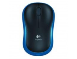 Miš Logitech brezžična M185 za notesnike modra nano (910-002236)
