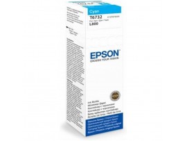 ČRNILO EPSON 673 CYAN STEKLENIČKA, 70 ML L800 (C13T67324A)
